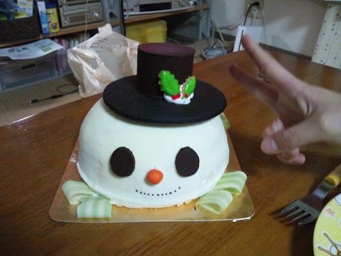 20121224クリスマスケーキ