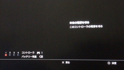 PS3電源OFF