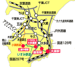 いすみ鉄道map
