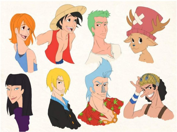 東京ディズニーランド シー情報ブログ 超人気漫画 One Piece のキャラクターたちを ディズニー化 したイラストがネットで話題に
