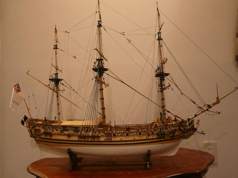 帆船模型 ロイヤルキャロライン プレジデント 写真掲載
