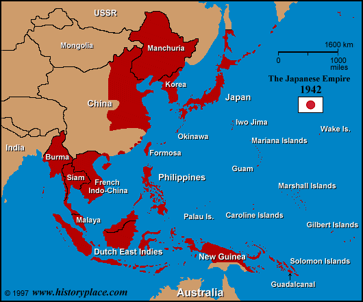 1942日本地図