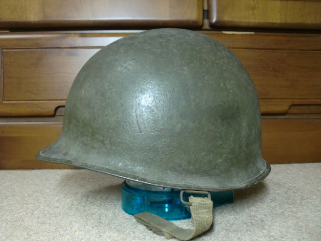 戦後米軍供与 自衛隊M1ヘルメット ？？:ガレージのメモ帳的ブログ